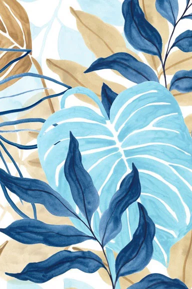 Artfilia Blue Garden No. 1 Variante 1 20x30 cm