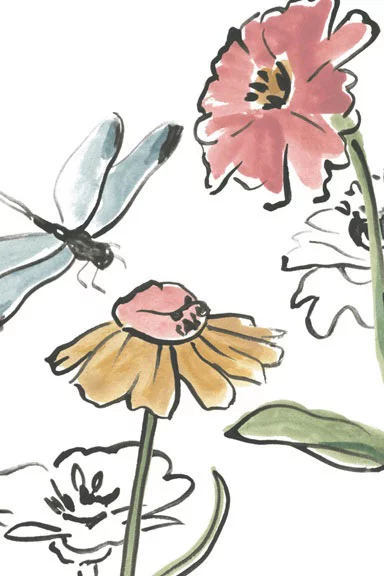 Artfilia Bohemian Gardens No. 1 Variante 1 40x60 cm