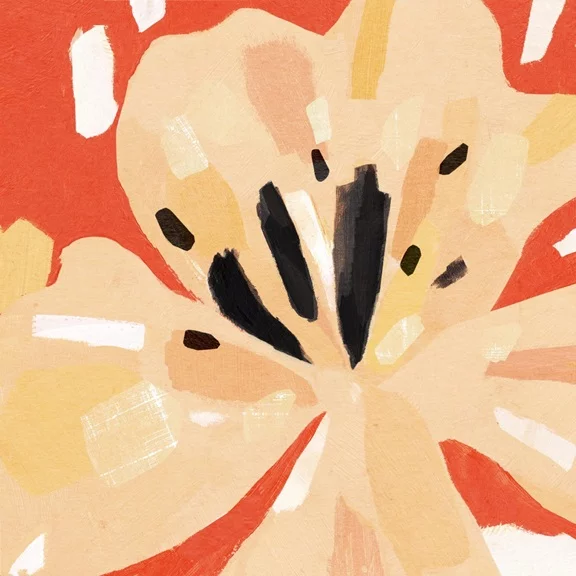 Artfilia Jazzy Flower No. 2 Variante 1 60x60 cm