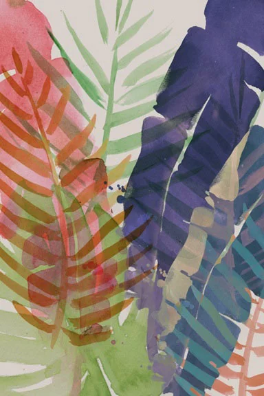 Artfilia Leafs & Palms Variante 1 60x90 cm