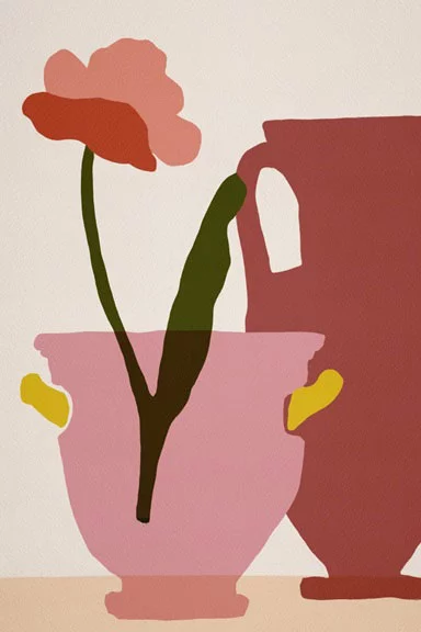 Artfilia Contour Overlap No. 2 Variante 1 30x45 cm