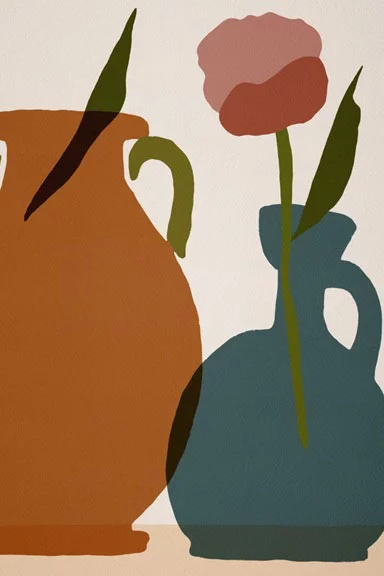 Artfilia Contour Overlap No. 3 Variante 1 20x30 cm