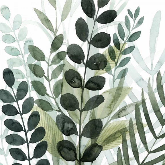 Artfilia Emerald Foliage No. 4 Variante 1 40x40 cm
