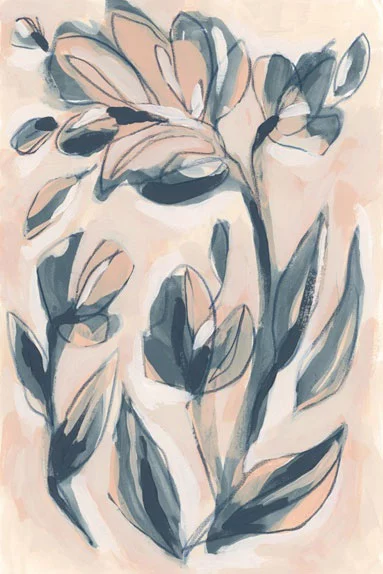 Artfilia Blush & Indigo Variante 1 20x30 cm