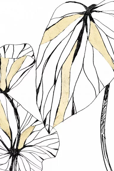 Artfilia Glass Florals Variante 1 20x30 cm