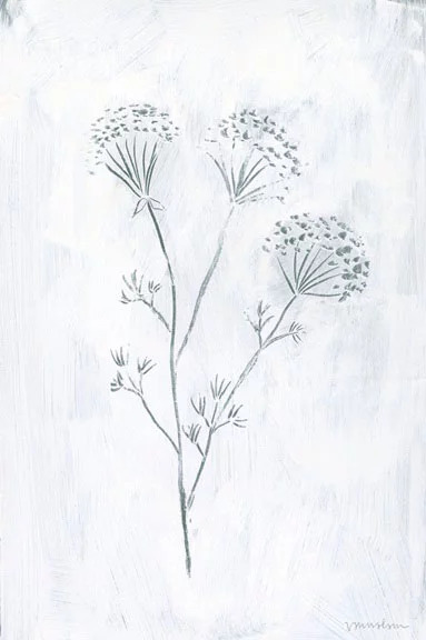 Artfilia White Herbs No. 2 Variante 1 20x30 cm