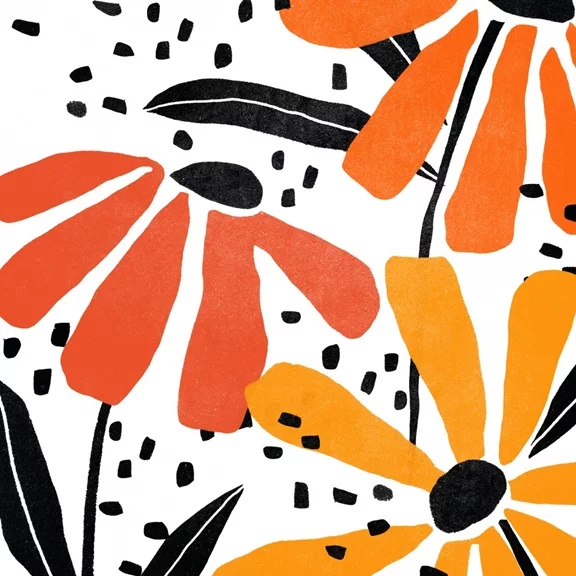 Artfilia Flower Rave No. 2 Variante 1 60x60 cm