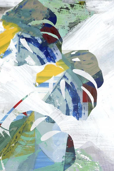 Artfilia Colourful Monstera No. 3 Variante 1 40x60 cm