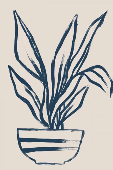 Artfilia Navy Sketch No. 3 Variante 1 20x30 cm