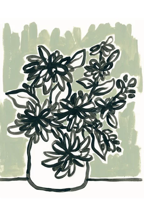 Artfilia Mod Blossoms Variante 1 20x30 cm