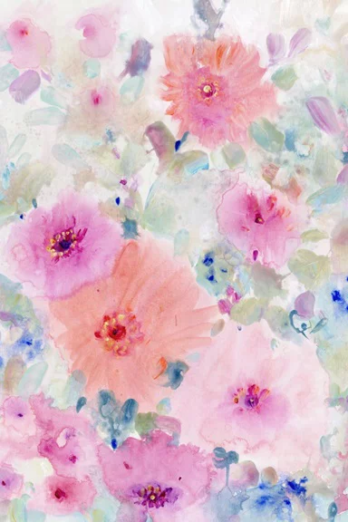 Artfilia Cottage Garden Variante 1 60x90 cm