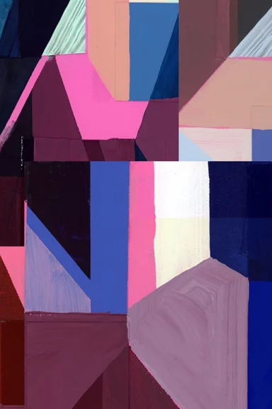 Artfilia Pink Cityscape Variante 1 13x18 cm