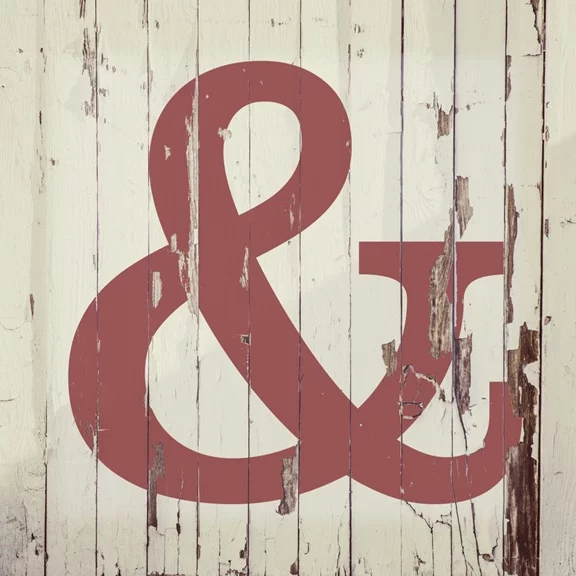 Artfilia Ampersand Variante 1 40x40 cm