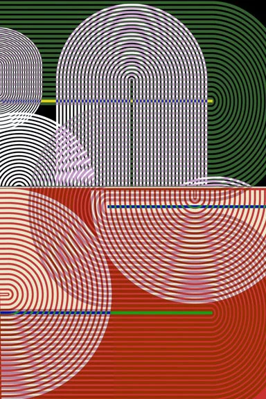 Artfilia Moire Effect No. 1 Variante 1 40x60 cm