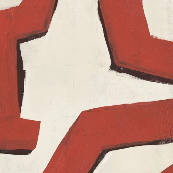 Artfilia Close-Up Crimson No. 2 Variante 1 40x40 cm