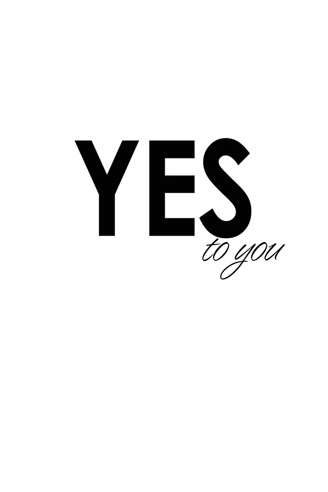 Artfilia Yes to You Variante 1 60x90 cm