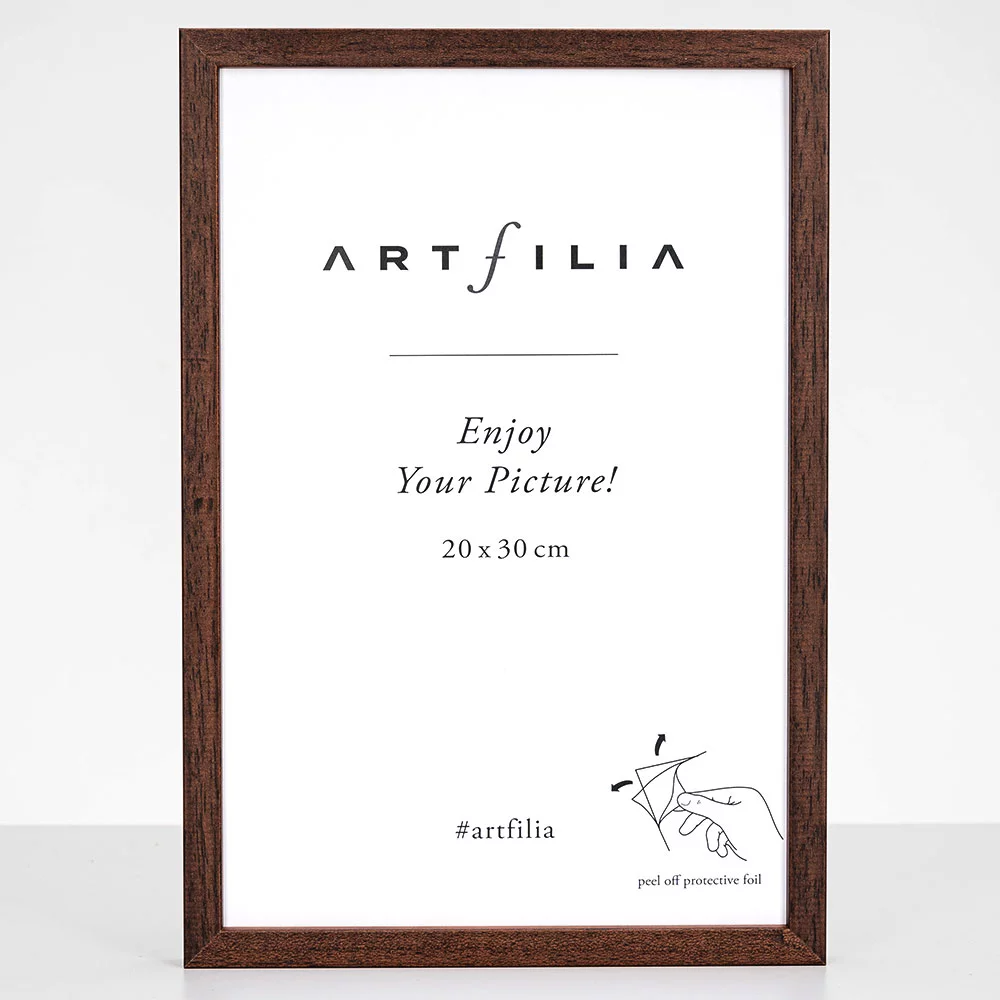 Artfilia Bilderrahmen aus Holz - Dunkelbraun 20x30 cm