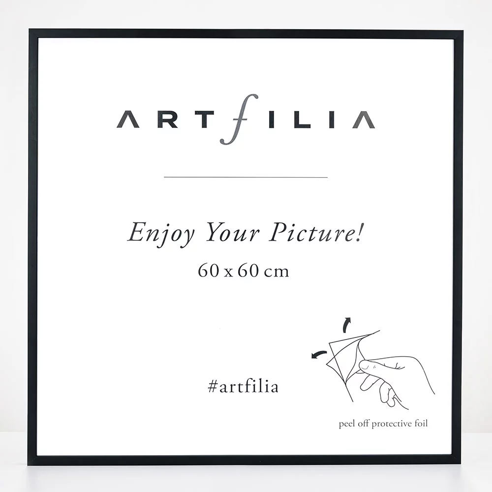 Artfilia Bilderrahmen aus Holz - Schwarz 60x60 cm