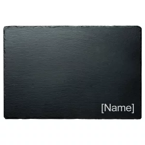 Schiefertafel 20x30 cm mit Namensgravur 20x30 cm | schwarz