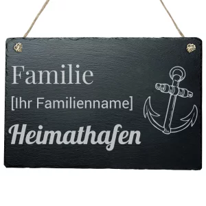 Türschild mit Gravur 20x30 cm 20x30 cm | schwarz