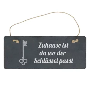 Türschild selbst gestalten 10x25 cm | schwarz