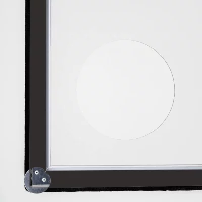 Growbox-Abluftfenster Schwarzbraun RAL 8022 | Acrylglas | 10 cm
