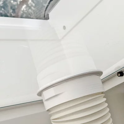 Klimafenster für Dachfenster Weiß RAL 9016 | Links