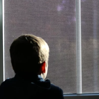 Secret-Fenster Silber eloxiert EV1 | Stoff, schwarz