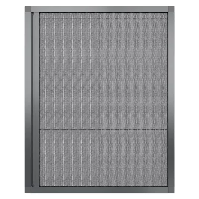 Fliegengitter Plissee für Fenster Anthrazit RAL 7016 | senkrecht