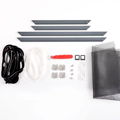 Fliegengitter Essential Plus - Selbstbausatz Weiß RAL 9016 | Transparent Plus
