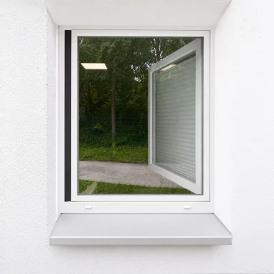 Klimafenster für mobile Split-Klimaanlagen Anthrazitgrau RAL 7016 | Acrylglas