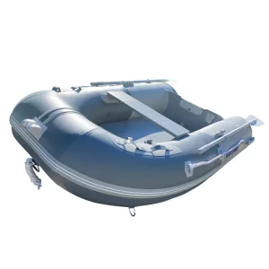 Schlauchboot 250 grau mit Kiel / Hochdruck-Luftboden, PVC grau 