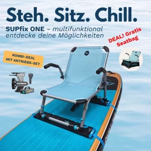 Supfix One mit Elektro Motor in 2 Varianten passend für alle SUPs 18 Ah