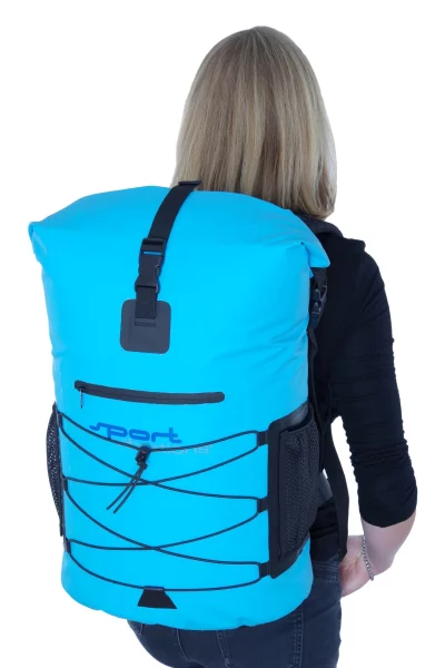 Premium Thermo-Dry Bag, 30 Liter Rucksack wasserdicht türkisblau