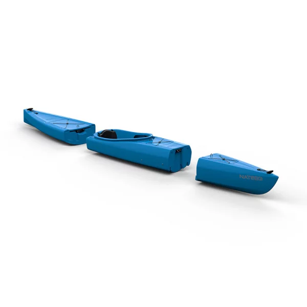 Modulares Kajak - Solo in drei verschiedenen Farben Blau