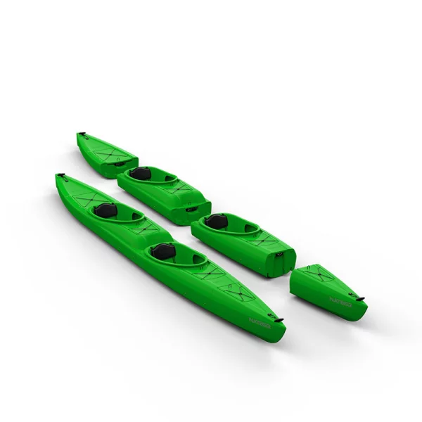 Modular kayak - Tandem Grün