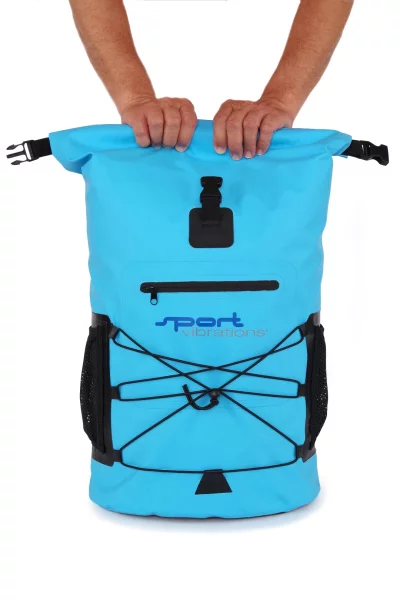 Premium Thermo-Dry Bag, 30 Liter Rucksack wasserdicht türkisblau