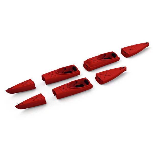 Modular kayak - Tandem Rot