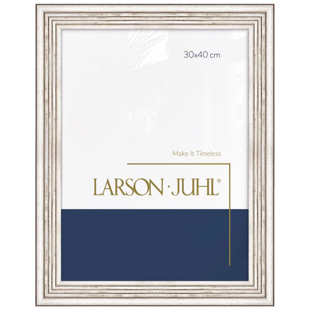 Larson-Juhl Holz-Bilderrahmen La Scala 3,9 - Reverse Style 60x80 cm Silber