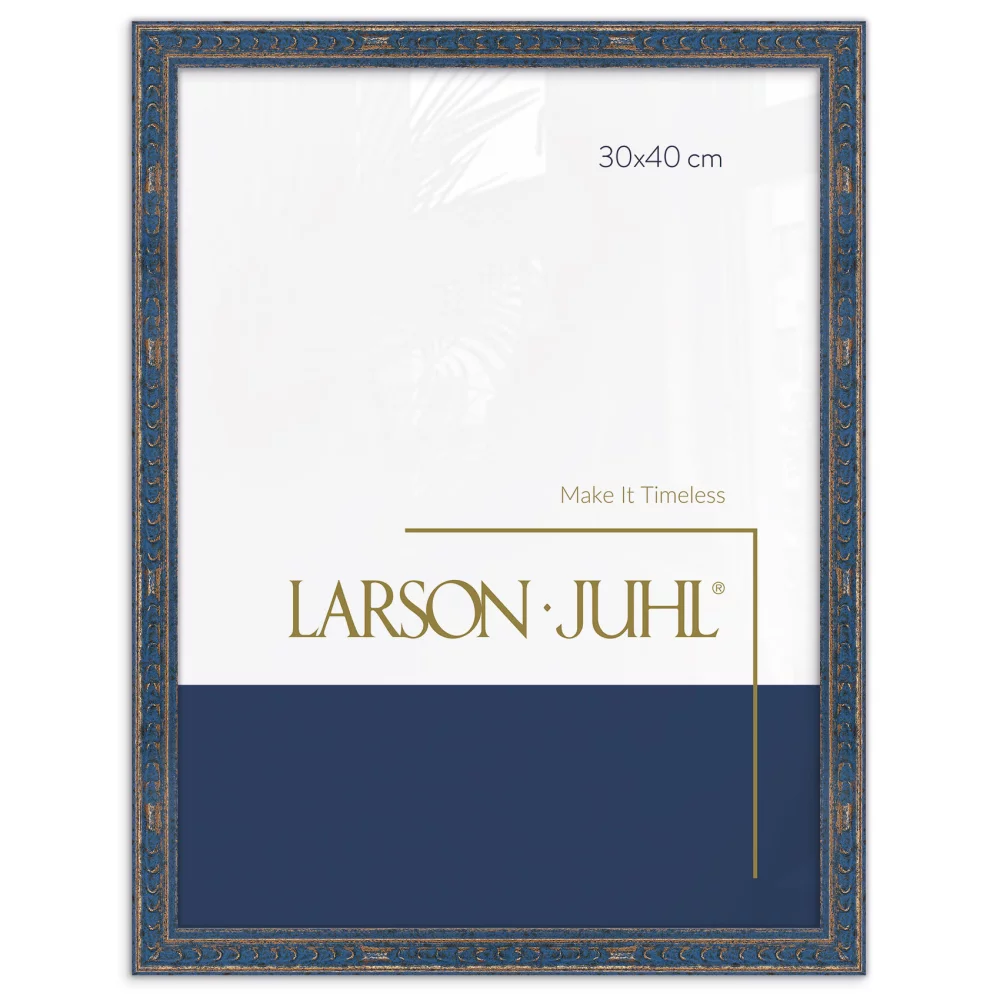 Larson-Juhl Holz-Bilderrahmen Veneto 50x70 cm Dunkelblau-Gold