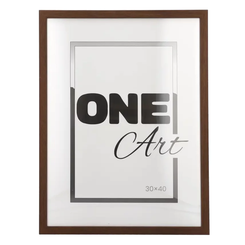 Frames Factory Holz-Bilderrahmen Anastasia 21x29,7 cm (A4) Braun