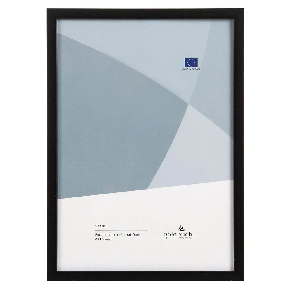 Goldbuch Holz-Fotorahmen Skandi 21x29,7 cm (A4) Schwarz