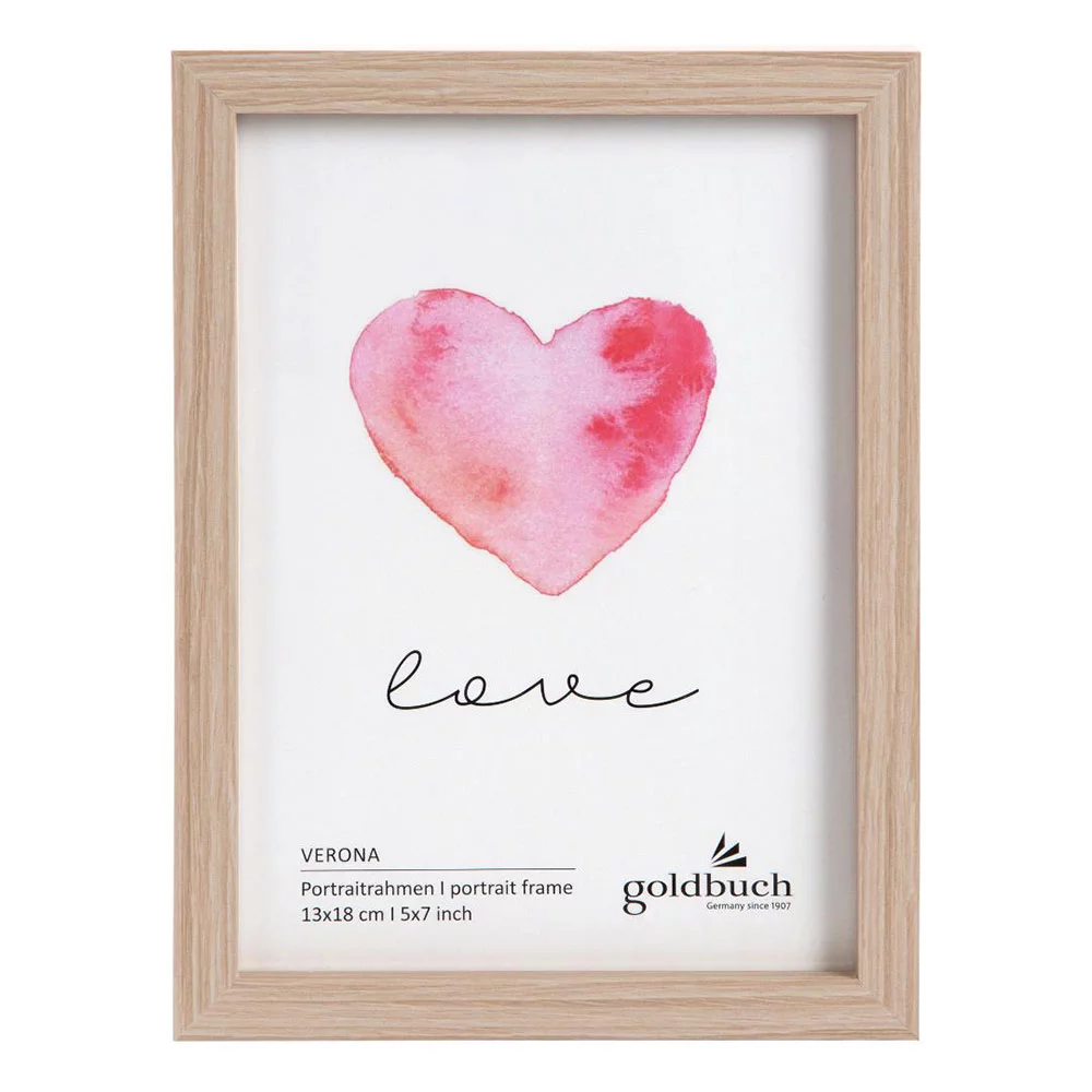 Goldbuch Holz Bilderrahmen Verona (MDF) 13x18 cm natur