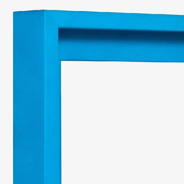 Mira Schattenfugenrahmen Neon als Maßanfertigung Neonblau 4