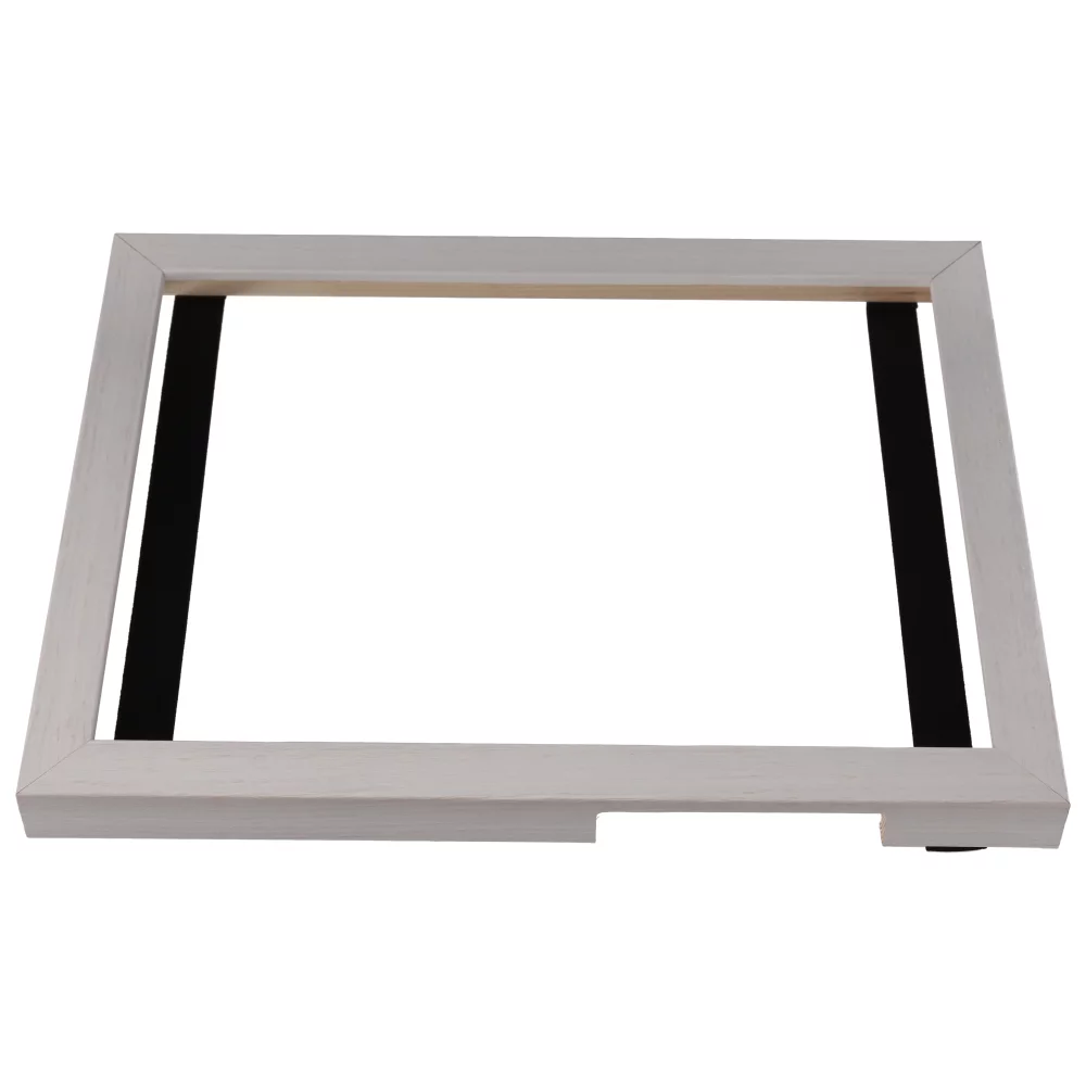 Bilderrahmen Mira TV-Bilderrahmen "Banize" für Samsung The Frame 43 Zoll (55,8x97 cm) weiß