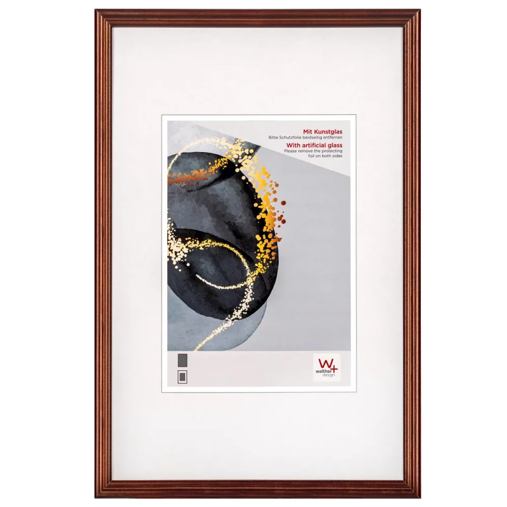 Walther Holz-Bilderrahmen Select (MDF) 10x15 cm Braun