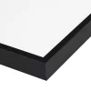 Variante Schwarz - Furnier Holzoptik von Alu-Bilderrahmen Barth NXT mit Distanzleiste, Serie 1131