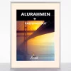 Thumbnail von Aluminium-Bilderrahmen Merkur inkl. Passepartout (Creme) Silber-Creme
