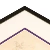 Variante Dunkelviolett (282) von 1,4 mm Doppel-Passepartout in Standardgrößen