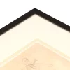 Variante Elfenbein glatt (250) von 1,4 mm Doppel-Passepartout - Maßanfertigung